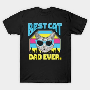 Best Cat Dad Ever Cat Daddy Gift T-Shirt